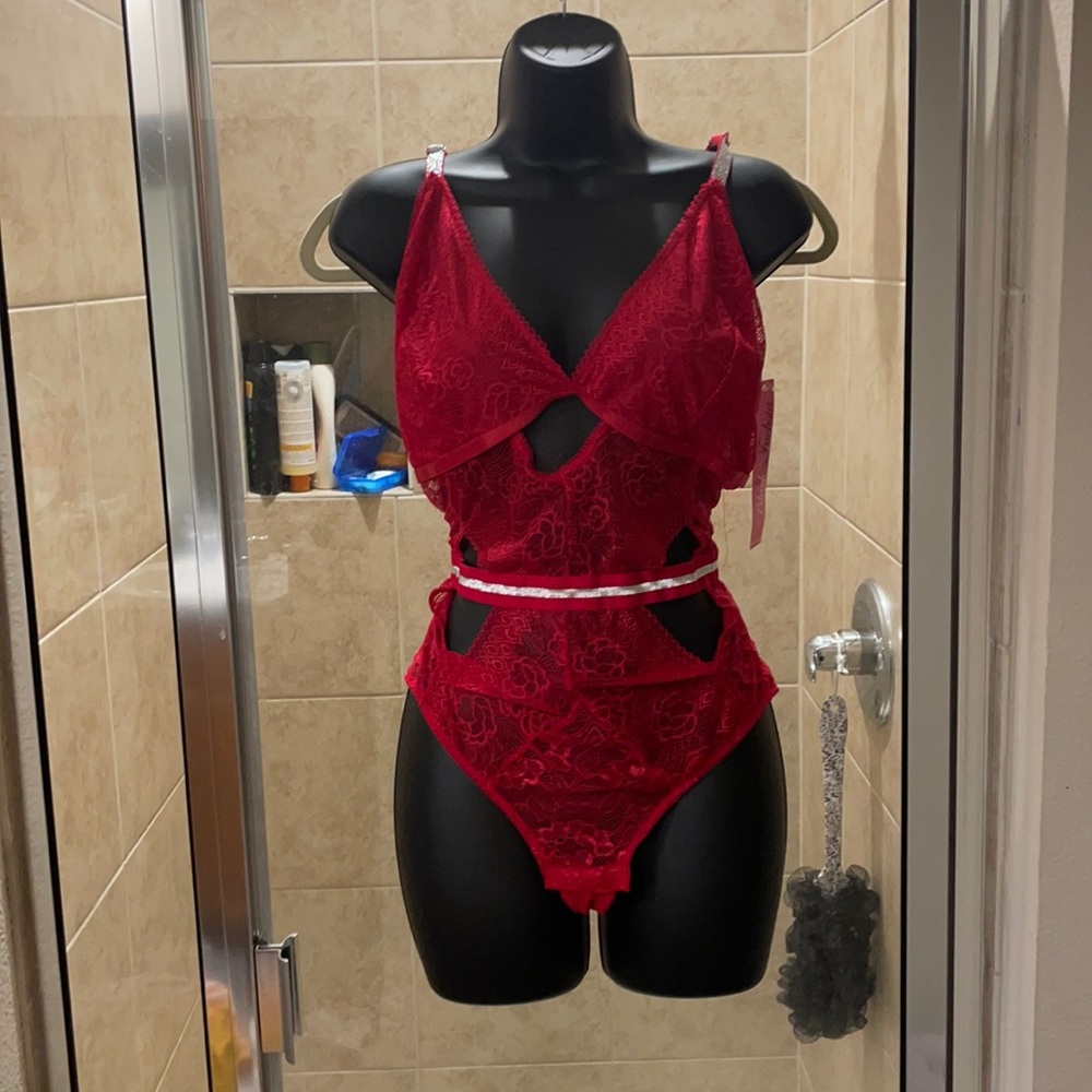 Sexy red lingerie